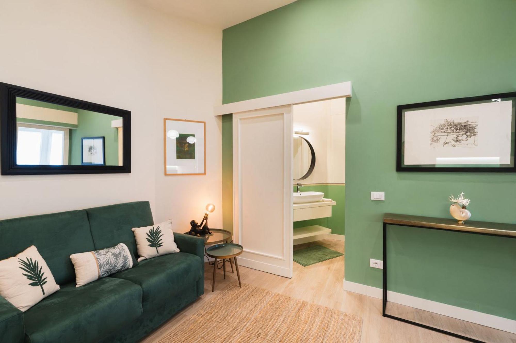 Cozy Olive Green Flat Florencja Zewnętrze zdjęcie