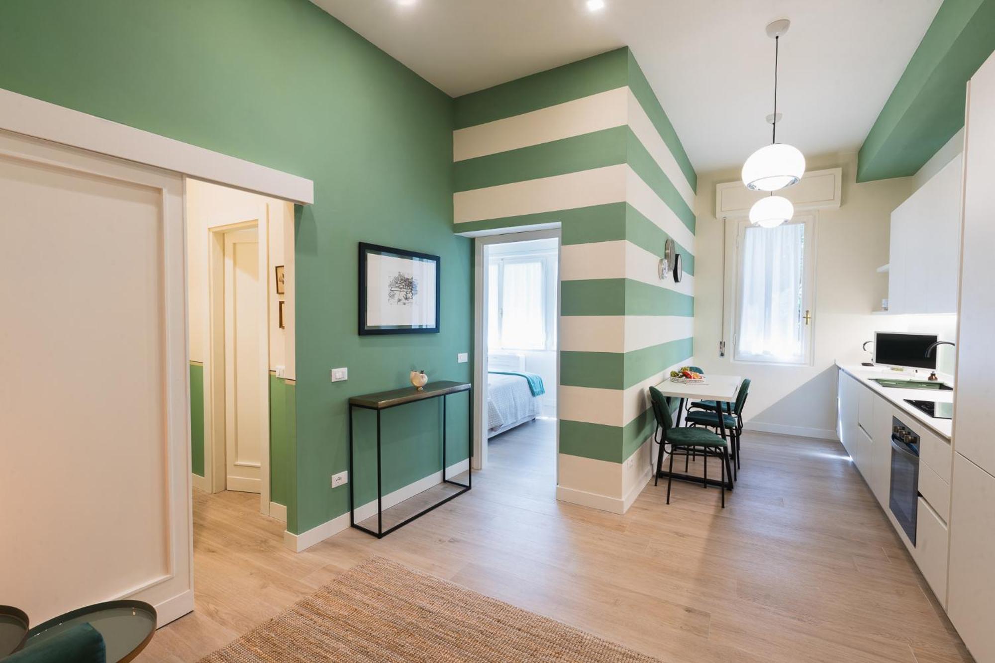 Cozy Olive Green Flat Florencja Zewnętrze zdjęcie